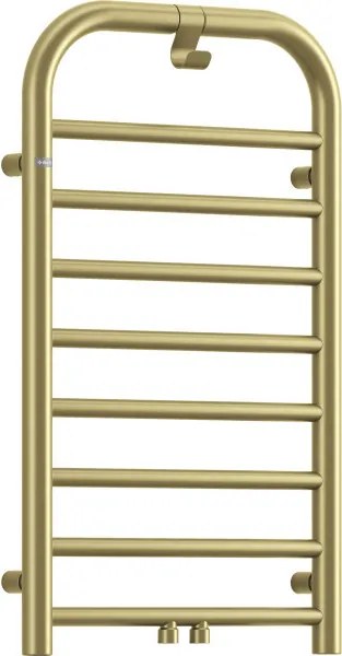 Silia fürdőszoba radiátor 85 cm, szálcsiszolt arany