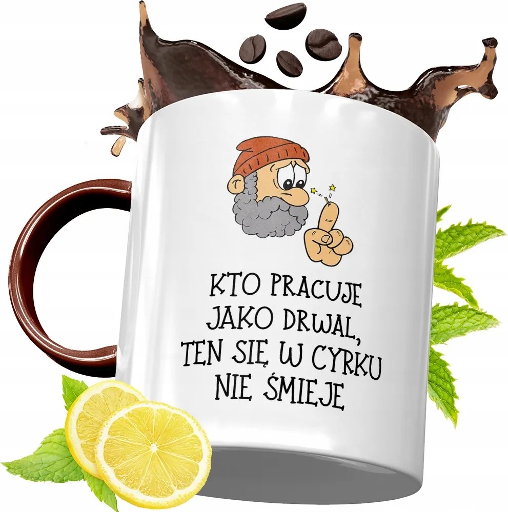 Bordó Bögre Favágónak Születésnapi Ajándék fényképes nyomattal