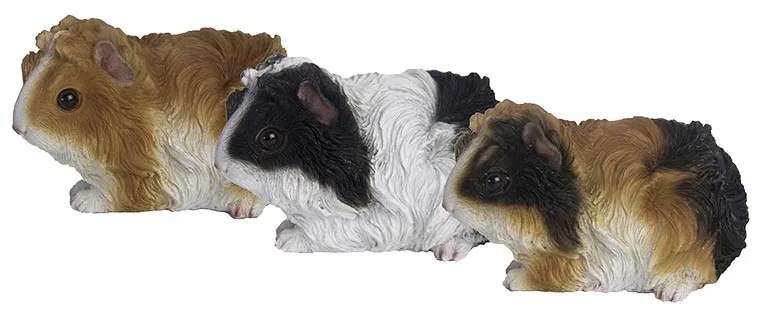 Tengerimalac polyresin szobor, fekete és fehér csíkos, kültéri és beltéri dekorációs kiegészítő