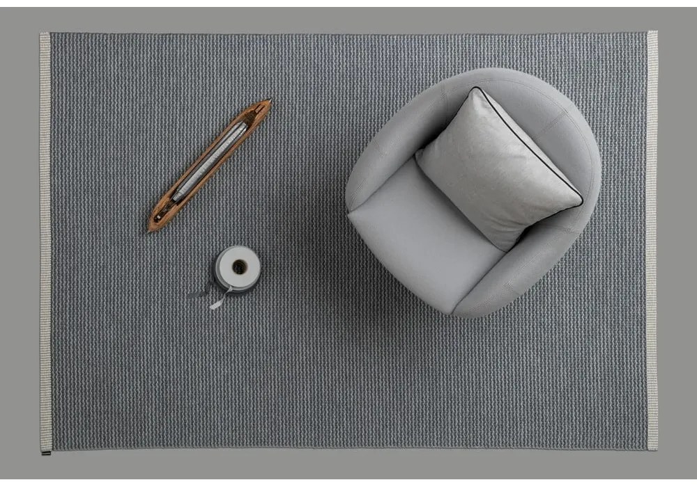 Szürke kültéri-beltéri szőnyeg 85x160 cm Mono Granit – Pappelina