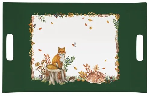 Forest Dream őszi Műanyag nagy konyhai tálca 47x31 cm Easy Life