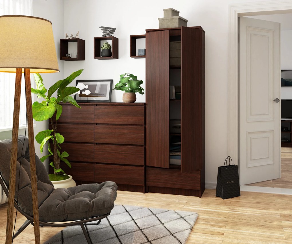 Polcosszekrény Renzo (wenge). Akció -18%. 1068702