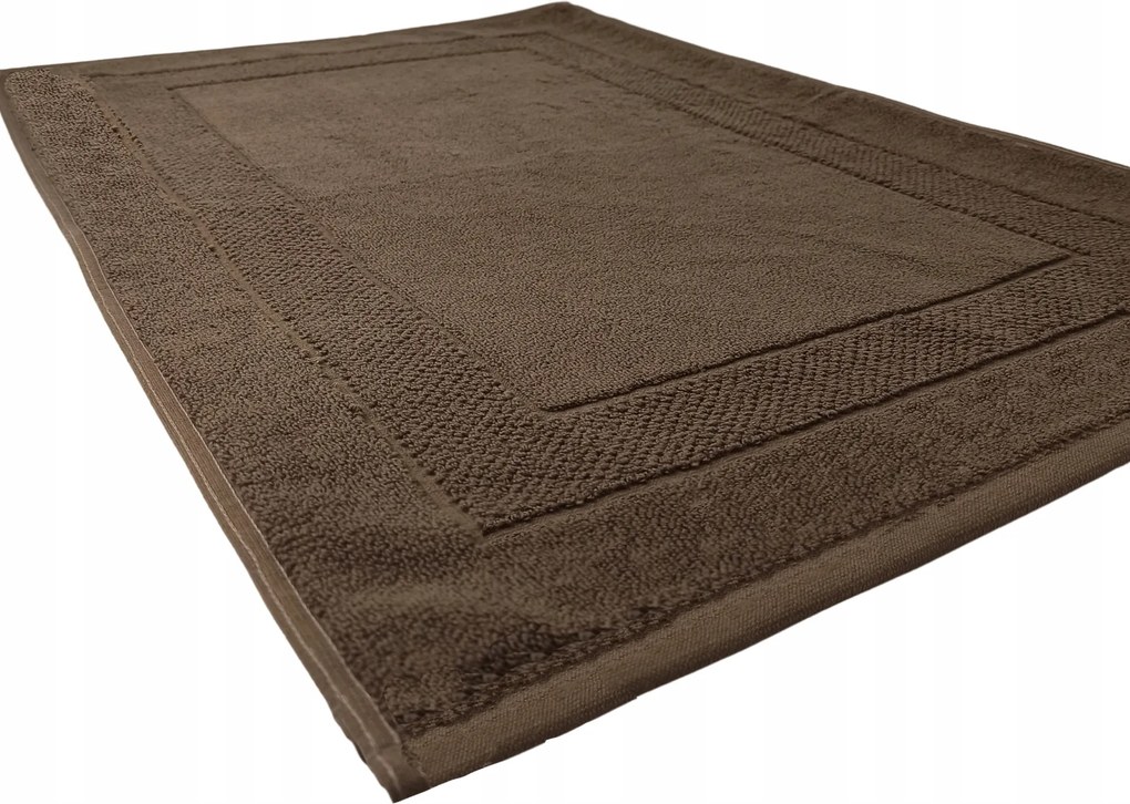 Padlótörölköző 50x80cm MrTowel 100% pamut 620g/m2 Vékony Csokoládé