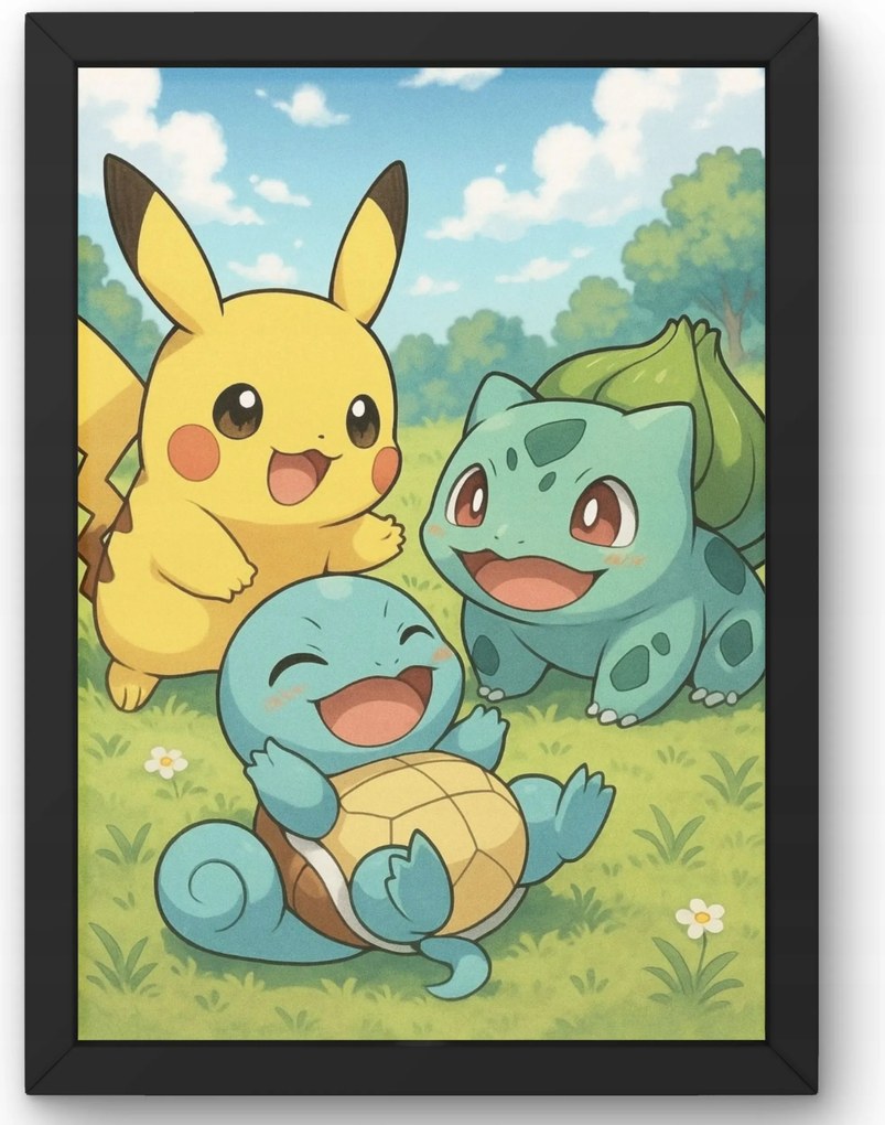 Pokemon Pikachu Bulbasaur Squirtle