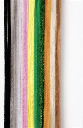 Zseníilia drót, 50 cm, FOLIA Szafari, 10 különböző szín (FL779893)