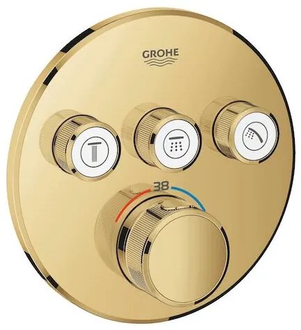 Grohe Grohtherm Smartcontrol zuhany csaptelep vakolat alatti rész nélkül cool sunrise 29121gl0 G29121GL0