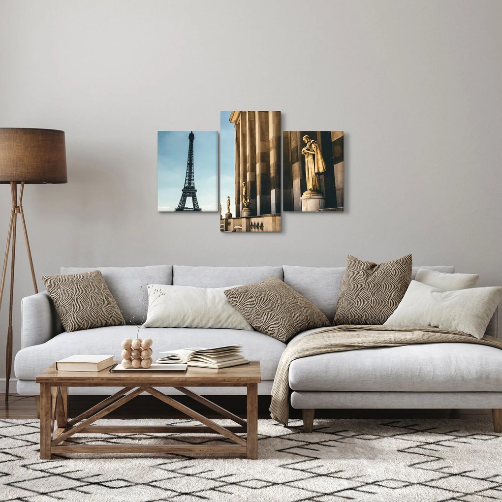 Kép a Trocader térről, Párizs (90x60 cm)