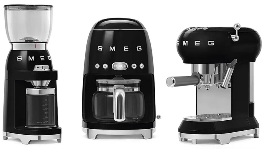 Fekete filteres kávéfőző 50's Retro Style - SMEG