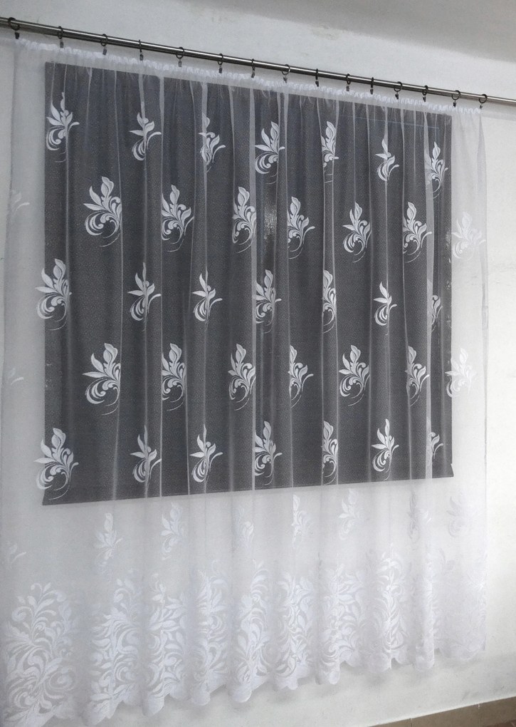 Mg Függöny 65/100 Fehér magasság 260cm lengyel 0,5m