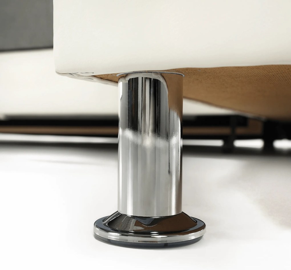 Kissarok, textilbőr fehér/szövet szürke, jobbos, SANTIAGO