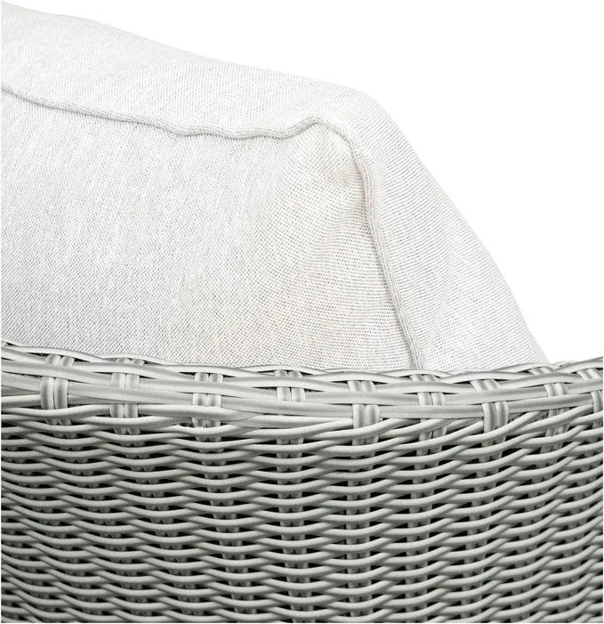 Világosszürke kerti lounge szett Bistro – Unique Furniture