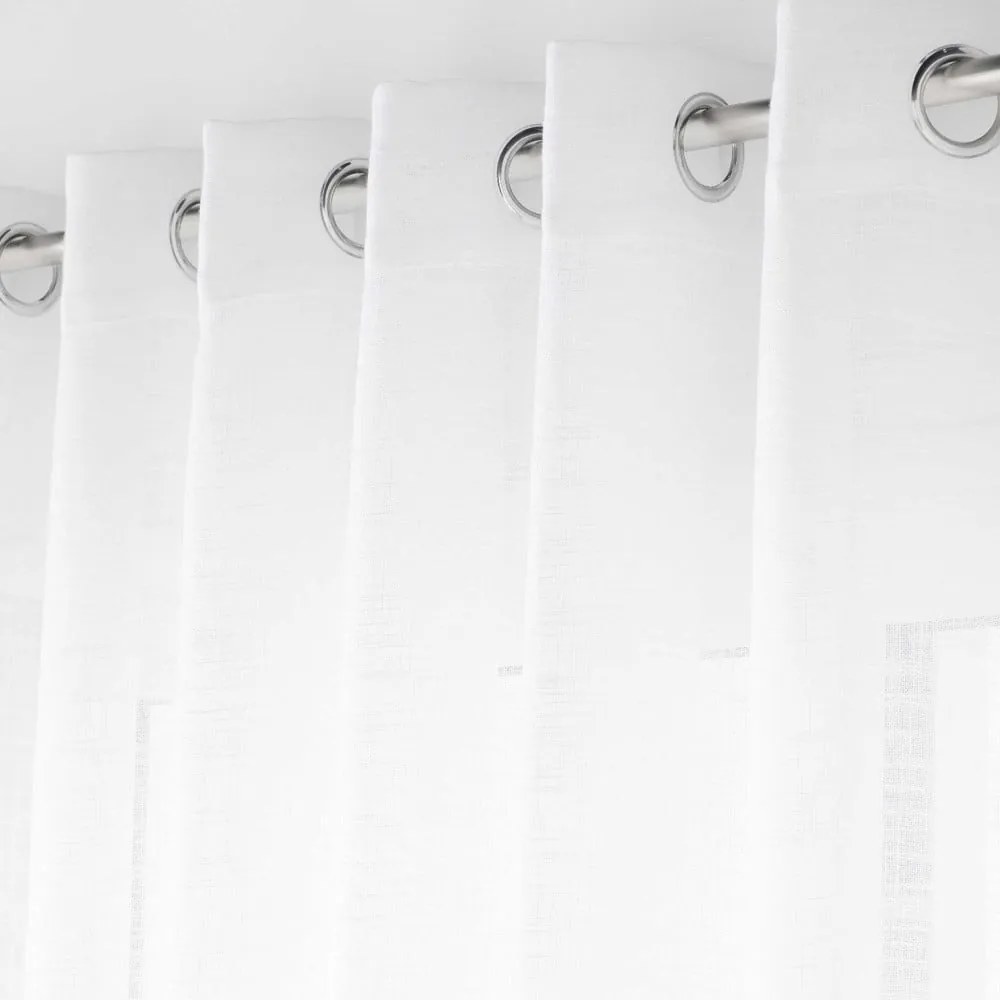 Fehér fényáteresztő függöny 400x240 cm Haltona – douceur d'intérieur