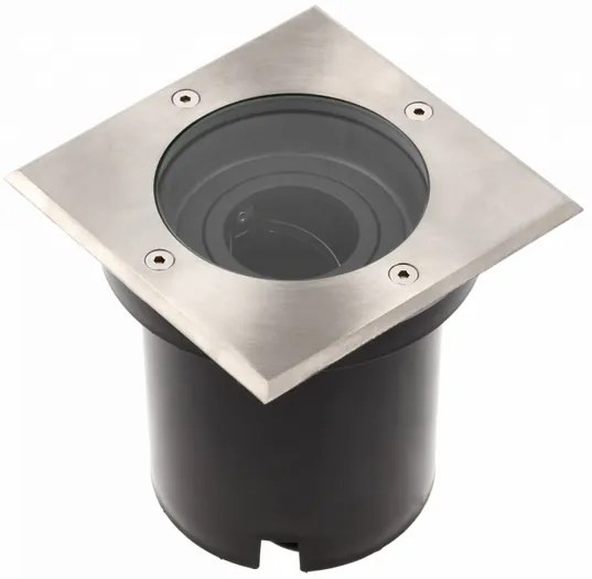 Lámpa Kerti lámpatest BETA-K (négyzet), max.50 W, GU10, IP67, AC220-240V, 50/60Hz, inox