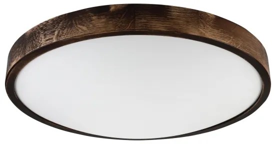 Brilagi - CARVALHO SMOKEY mennyezeti lámpa, 3xE27/15W/230V, tölgy, átmérő 47,5 cm