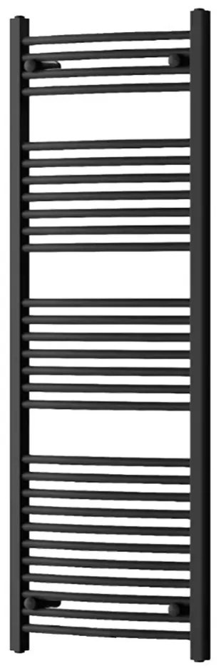 Egyenes törölközőszárító radiátor 1600x600 mm fekete