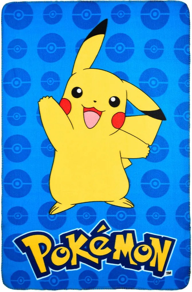 Pokémon Wave polár takaró 100x150cm