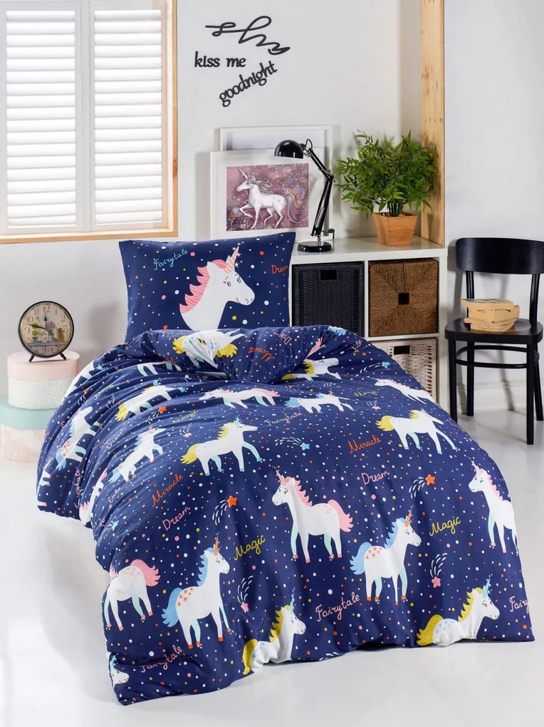 Magic Unicorn egyszemélyes ágyneműhuzat garnitúra