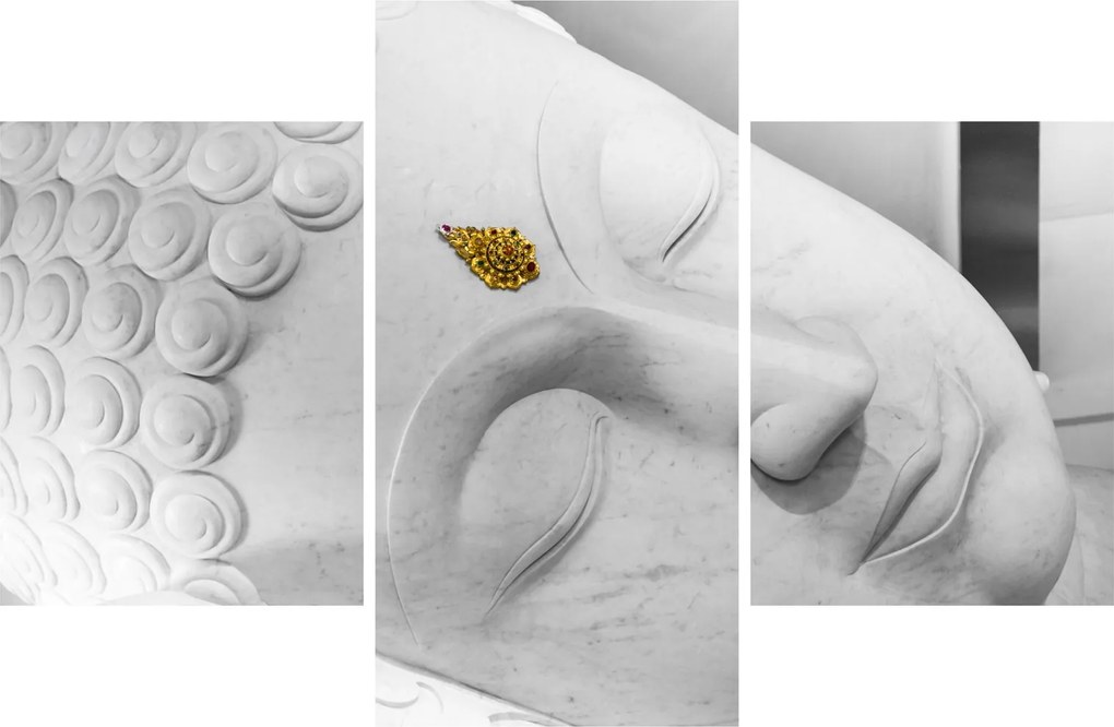 Kép - Fehér Buddha (90x60 cm)