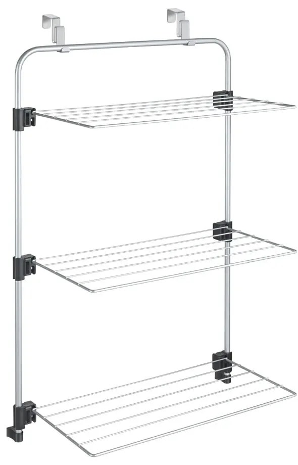 Ezüstszínű függő ruhaszárító 11 m Gale – Metaltex