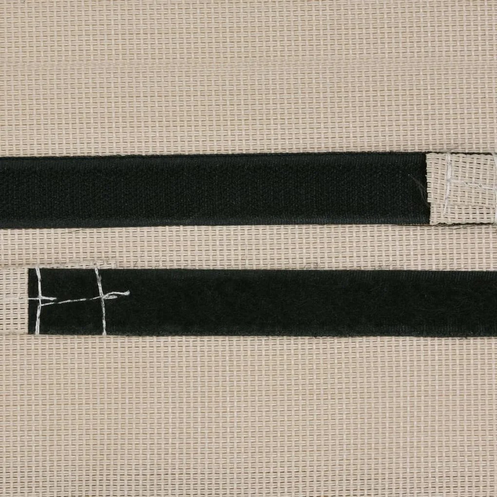 krémszínű textilén napozóágy-fejtámla 40 x 7,5 x 15 cm