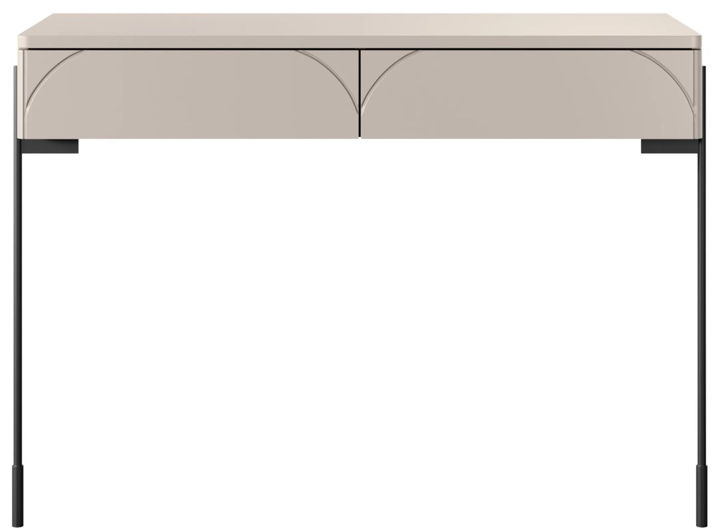 Sonatia fésülködőasztal 100 cm két fiókkal - kasmír