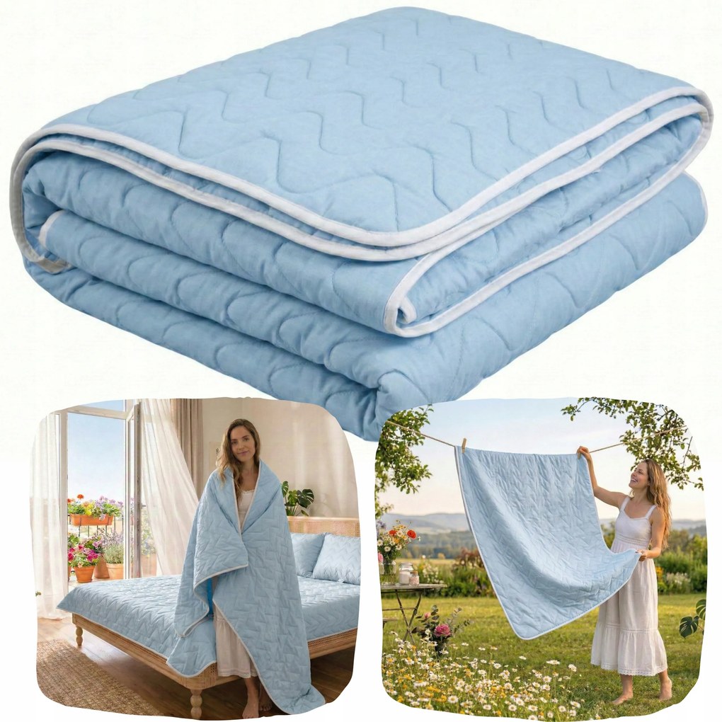 Nyári Paplan 180x200cm Könnyű Antiallergén Rugalmas Lengyel Termék