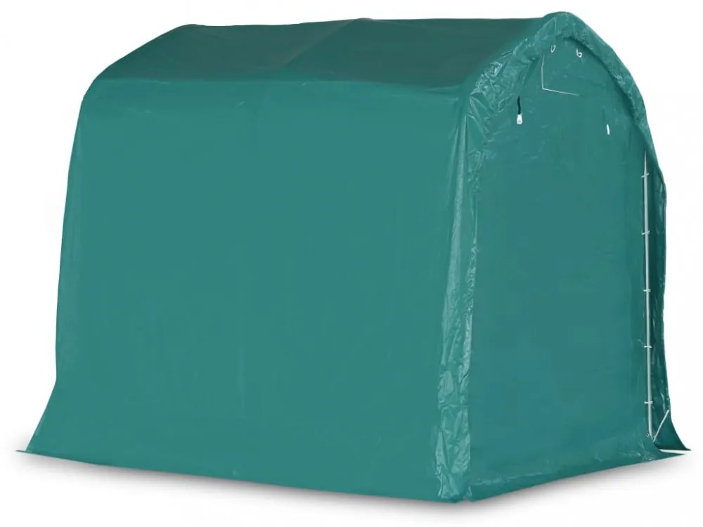 zöld PVC sátorgarázs 1,6 x 2,4 m