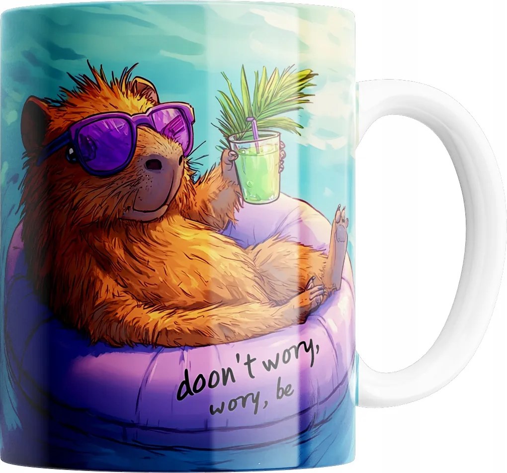 Bögre Capibara Bögre Kiváló Minőség Ajándék Szöveg