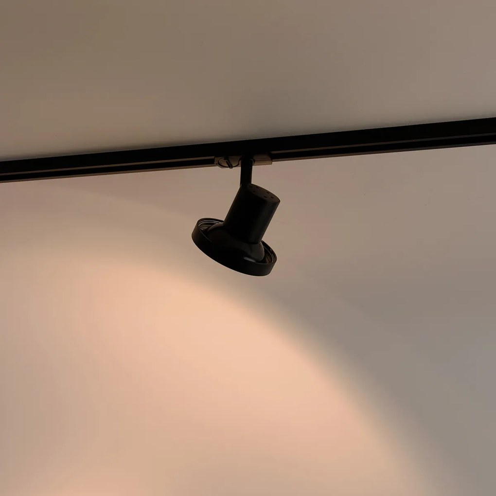 Modern 1 fázisú sínlámpa fekete AR111 - Jeany