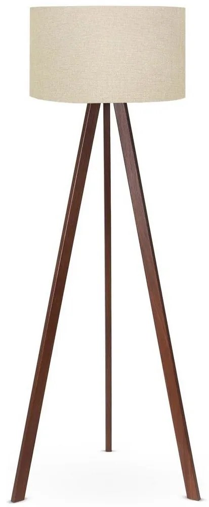 Állólámpa AYD 1xE27/60W/230V bézs/barna