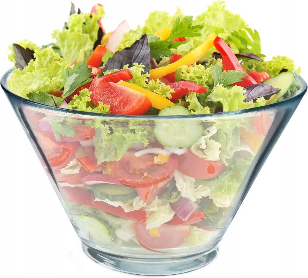 Tál Saláta tálaló Üveg Tál 17 cm Snack Saláta Gyümölcs