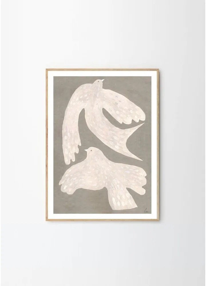 Poszter 30x40 cm Two Birds – Clara Schicketanz – The Poster Club