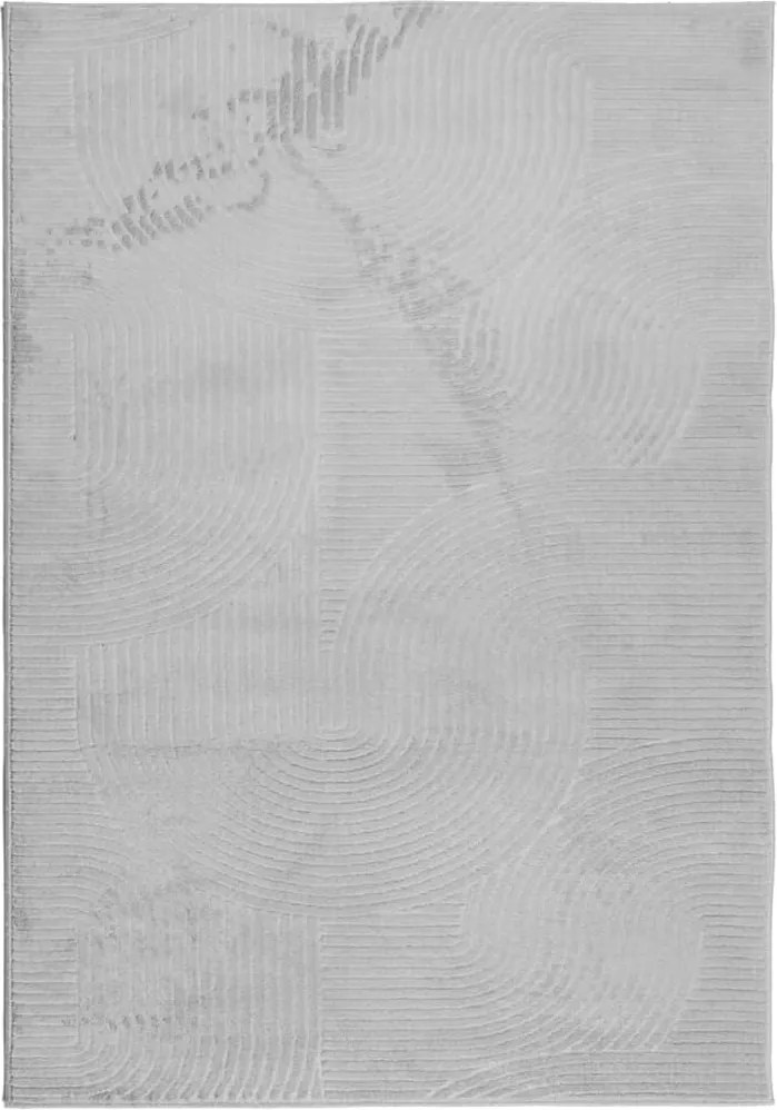 vidaXL IZA szürke rövid szálú skandináv stílusú szőnyeg 120 x 170 cm