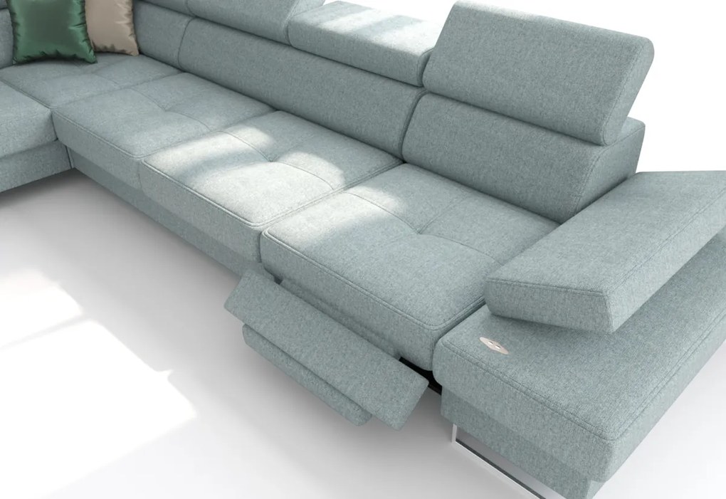 GALA RELAX sarok ülőgarnitúra, 350x95x225, madryt 9100, jobb
