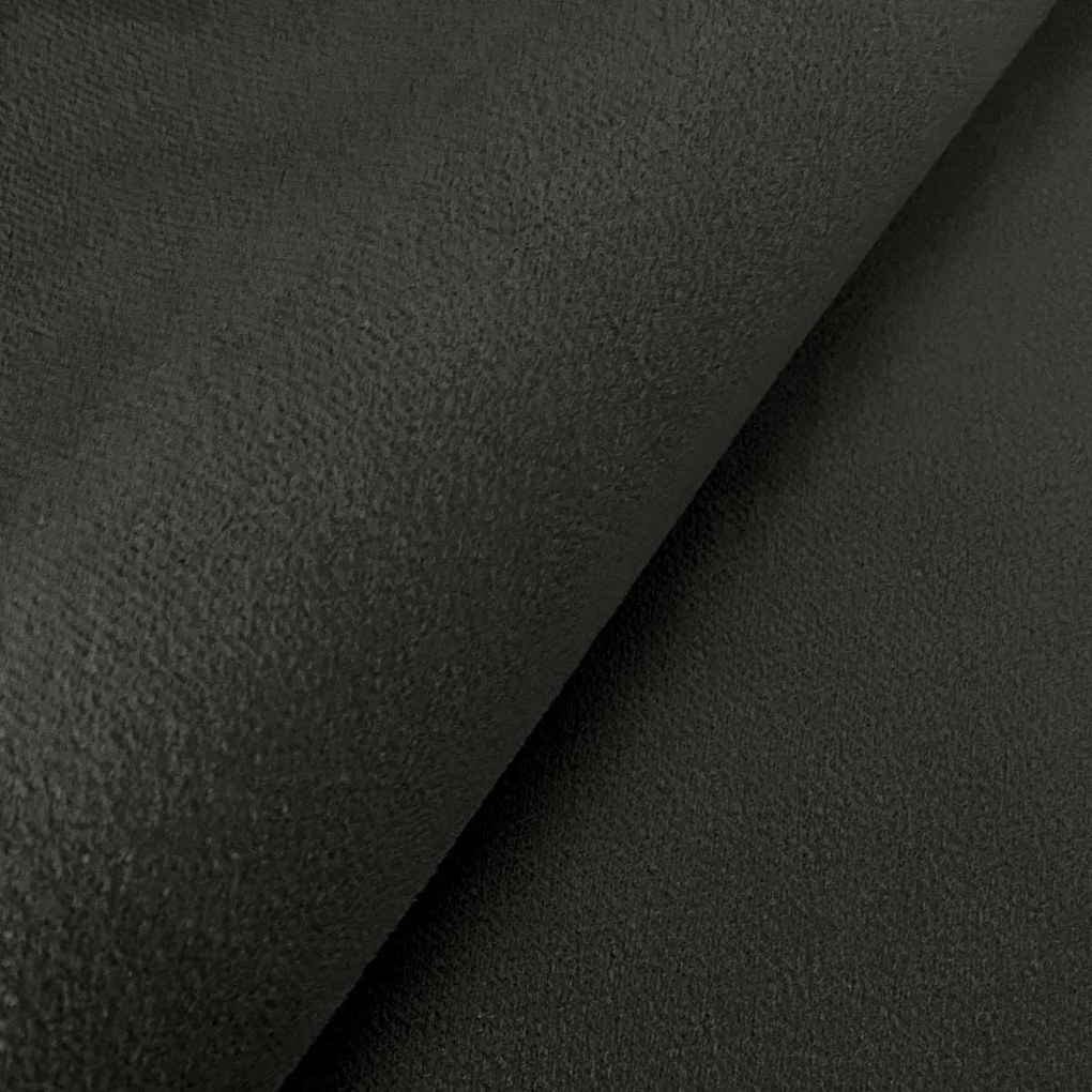 Fekete kihúzható sarokkanapé SORELA, kétoldalas + 2 párna ingyen