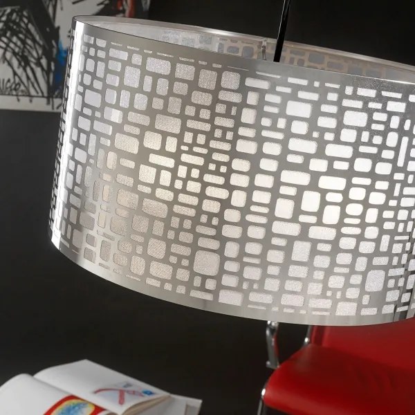 ONLI - Csillár zsinóron BRUCE 1xE27/15W/230V átm. 45 cm matt króm