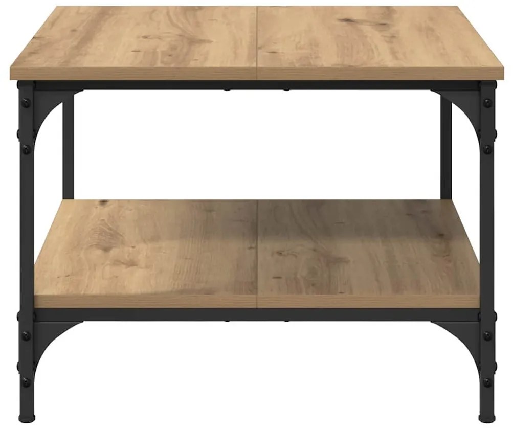 Dohányzóasztal Artisan tölgy 55 x 55 x 40 cm Faanyag