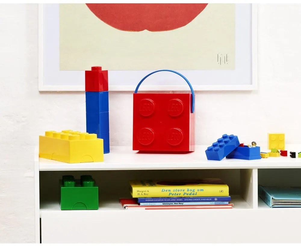 Kék tárolódoboz fogantyúval - LEGO®