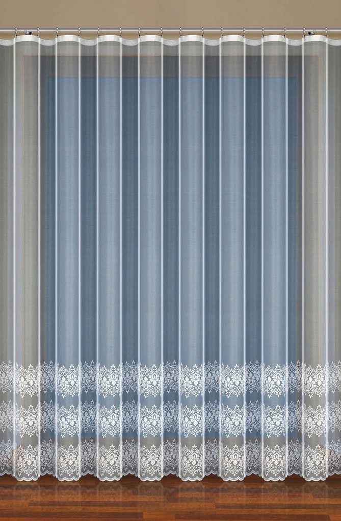 Függöny Kész, Finom Növényi Minta 500X150