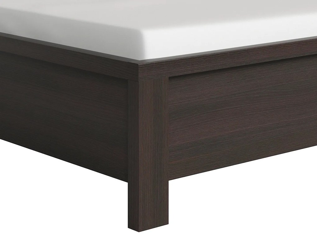 Franciaágy 140 cm Kasey LOZ/140 (wenge). 798875