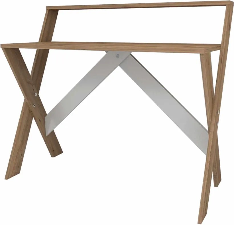 Íróasztal, atlanti fenyő, 90 cm