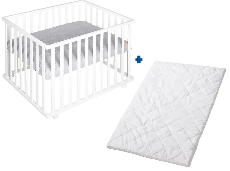 Fehér járóka 100x75 cm Roba style – Roba