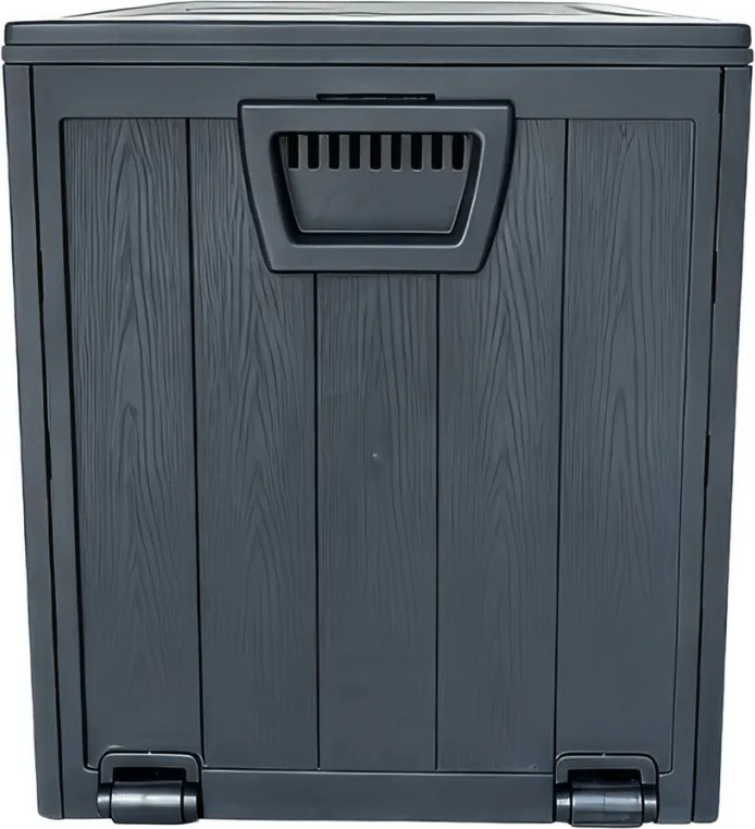 Kerti tároló box 112x49x54 cm, műanyag, szürke, AZB-G2075 GREY