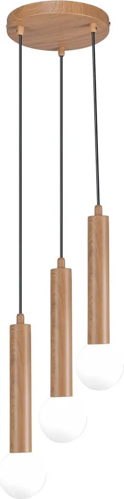 Italux modern függeszték filano barna opál itxpnd-33574-3-wd
