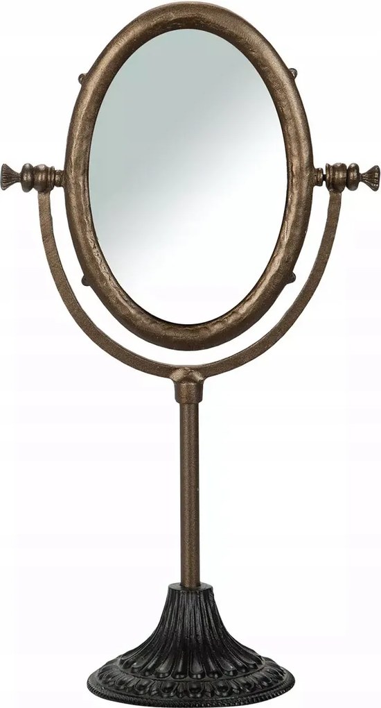 Álló Tükör Smink Fésülködőasztalhoz Retro Kicsi 31cm billenthető állványon