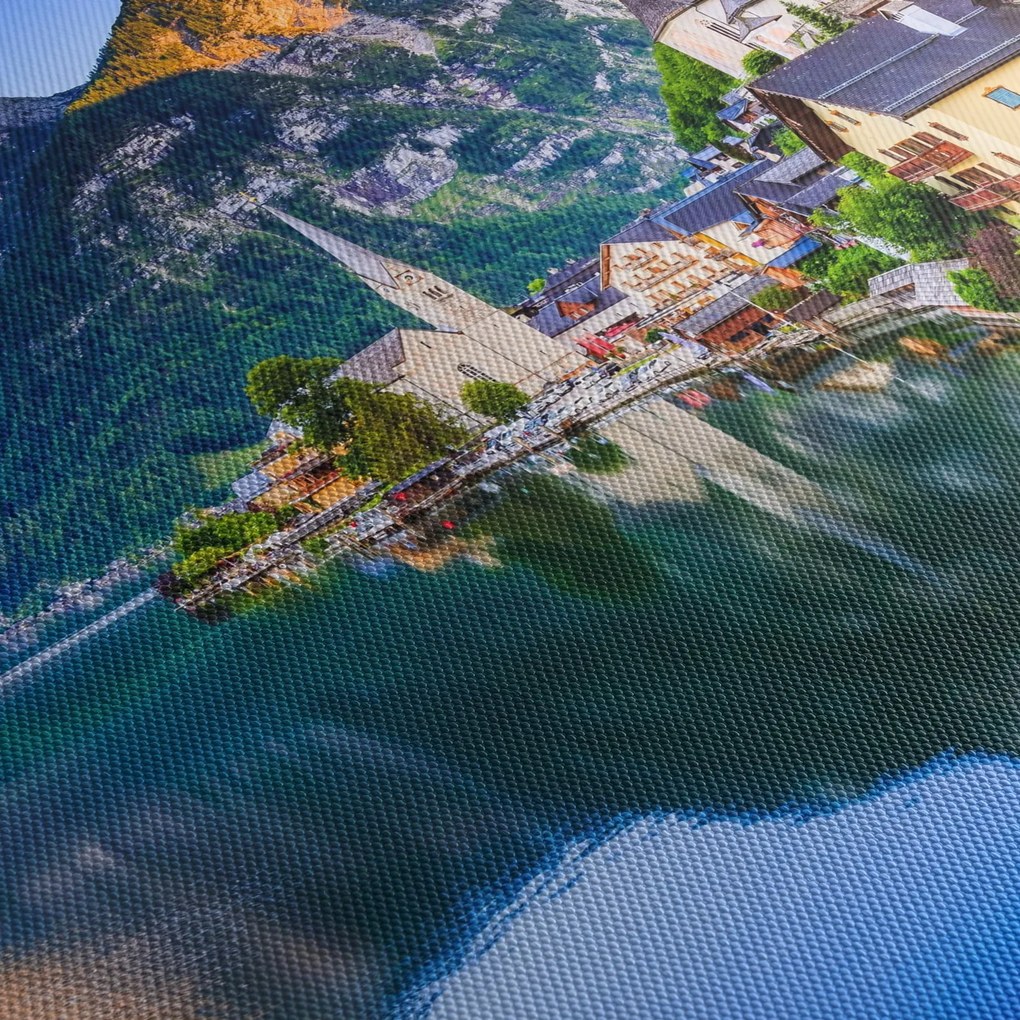 Kép - Alpesi falu (120x50 cm)