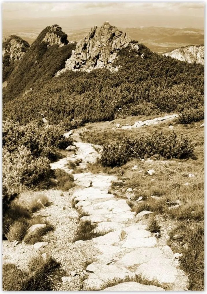 Poszterek 70x100 Tátra Lengyel hegyek Kilátás