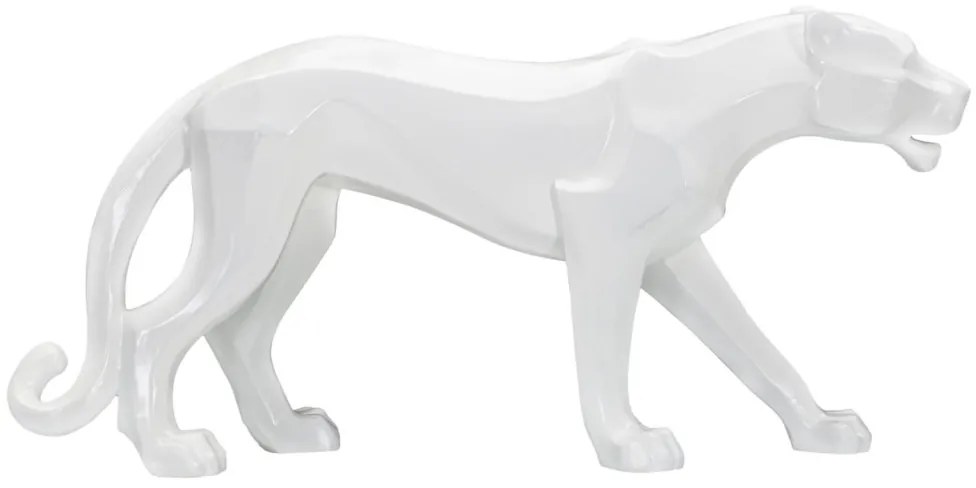 Fehér párduc 70x18x32,5cm