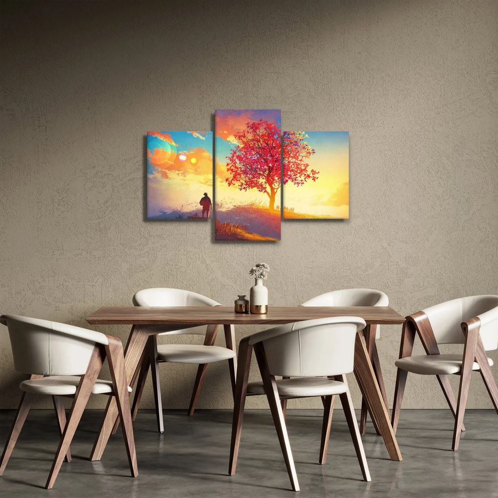 Egy fa képe a dombon (90x60 cm)