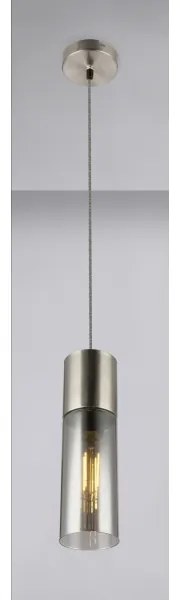 GLOBO 21000HN - Csillár zsinóron ANNIKA 1xE27/25W/230V átm. 10,5 cm króm